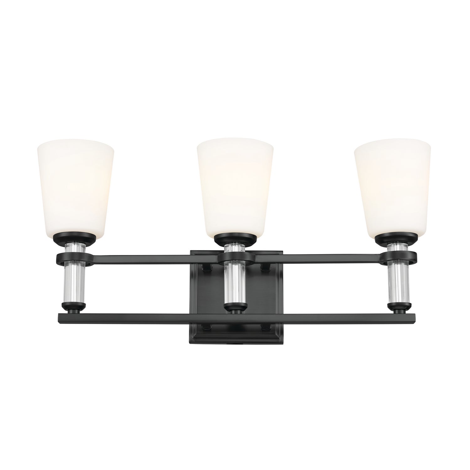 Kichler - 55147BK - Three Light Bath - Rosalind - Black