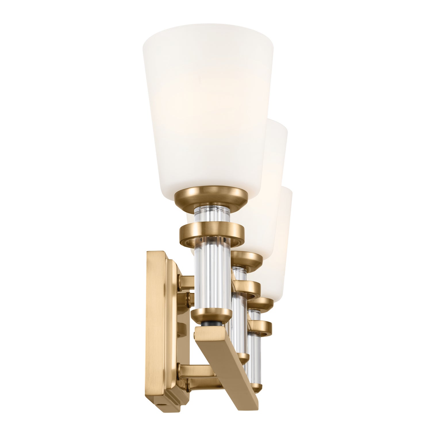 Kichler - 55147BNB - Three Light Bath - Rosalind - Brushed Natural Brass