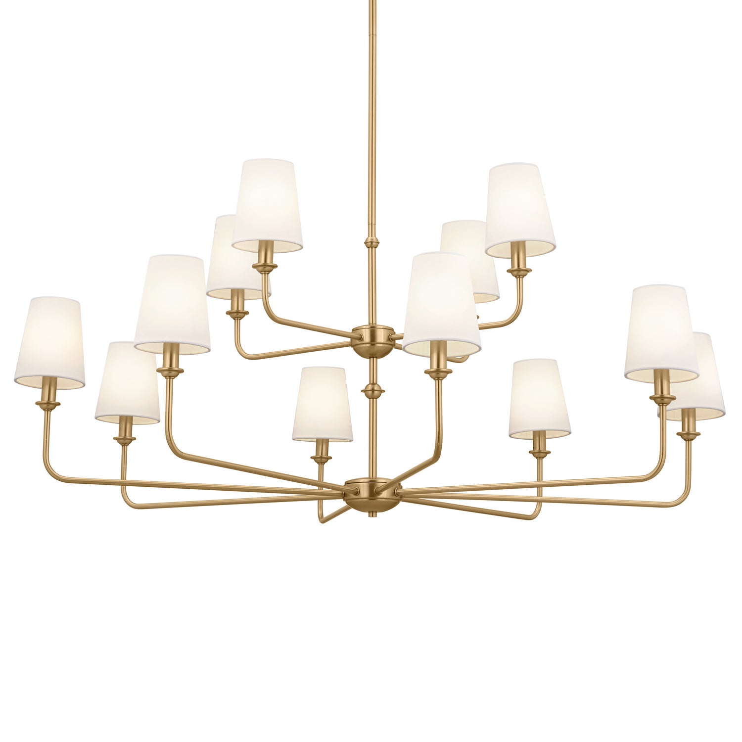 Kichler - 52518BNB - 12 Light Chandelier - Pallas - Brushed Natural Brass