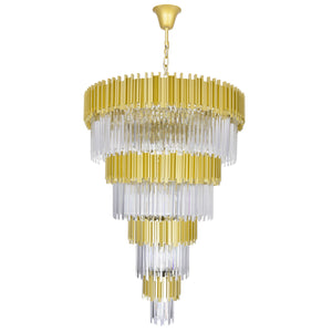 CWI Lighting - 1112P40-34-169 - 34 Light Chandelier - Deco - Medallion Gold