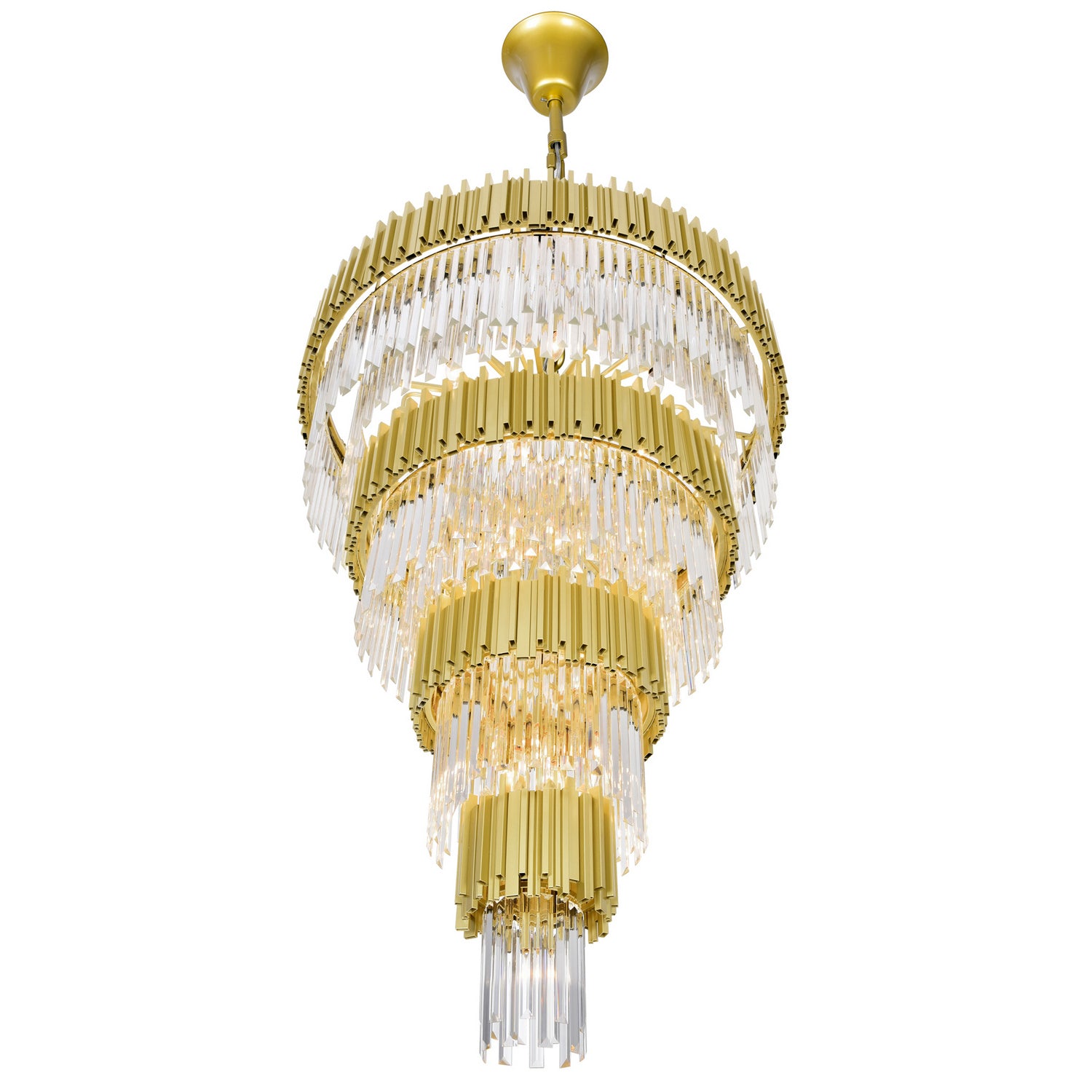 CWI Lighting - 1112P40-34-169 - 34 Light Chandelier - Deco - Medallion Gold