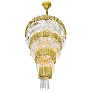 CWI Lighting - 1112P40-34-169 - 34 Light Chandelier - Deco - Medallion Gold