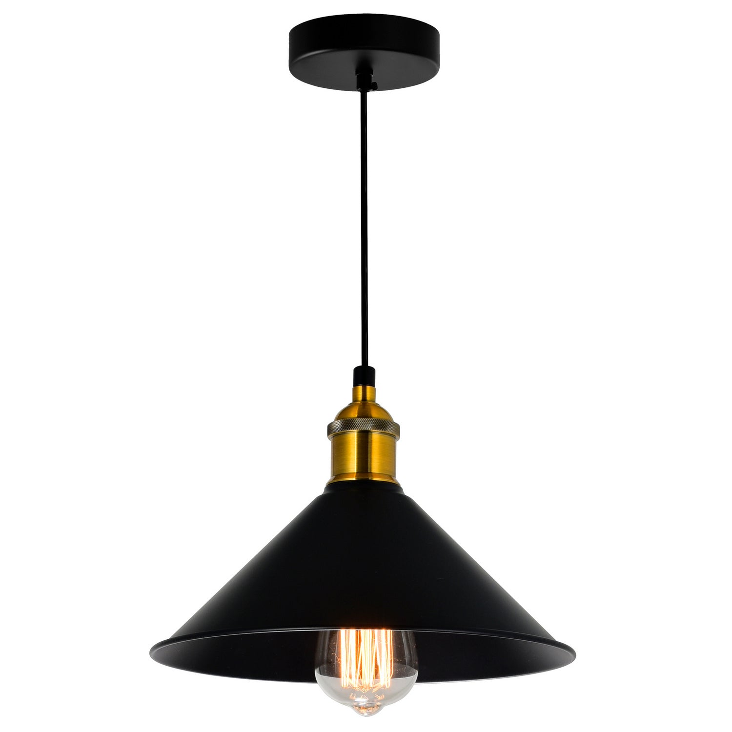 CWI Lighting - 9605P8-1-101-B - One Light Mini Pendant - Brave - Black