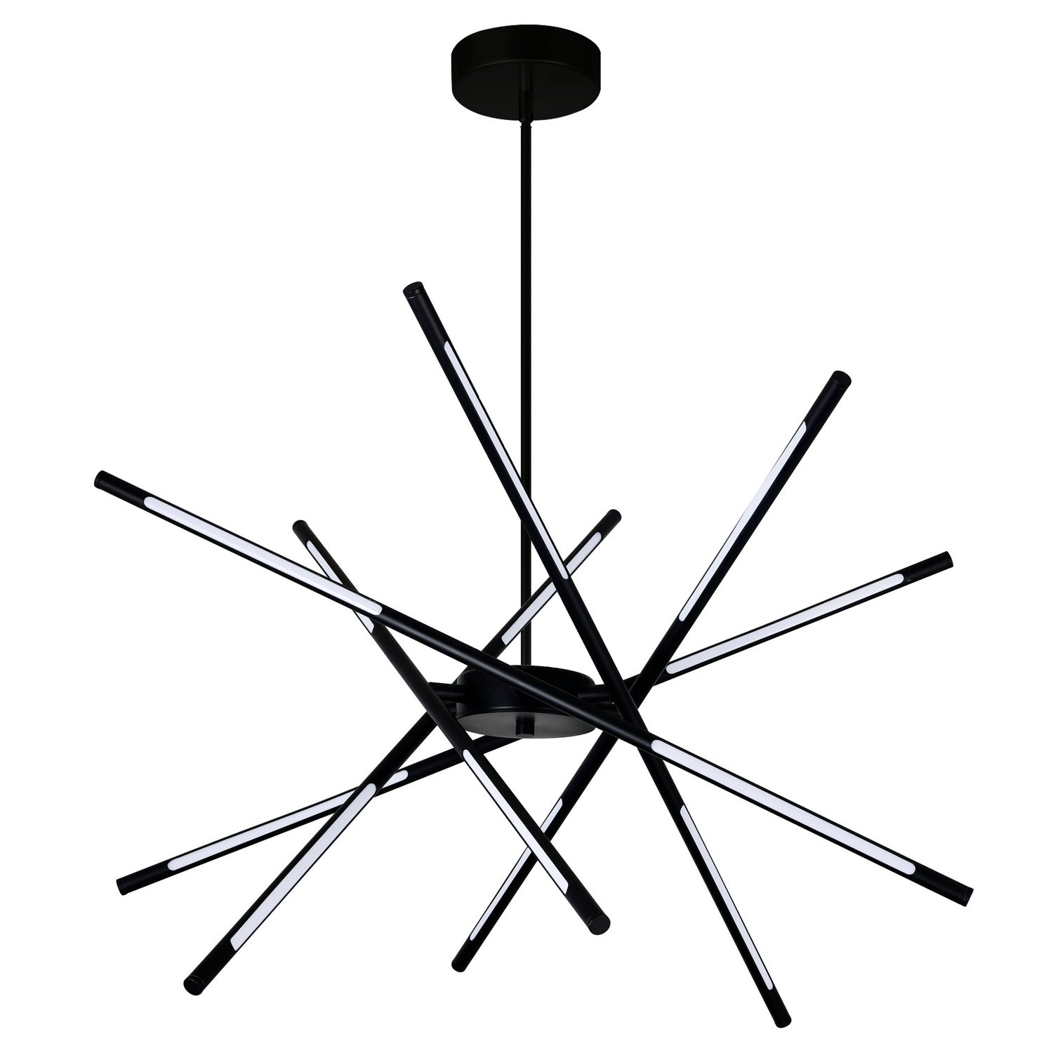 CWI Lighting - 1375P31-6-101 - LED Chandelier - Oskil - Black