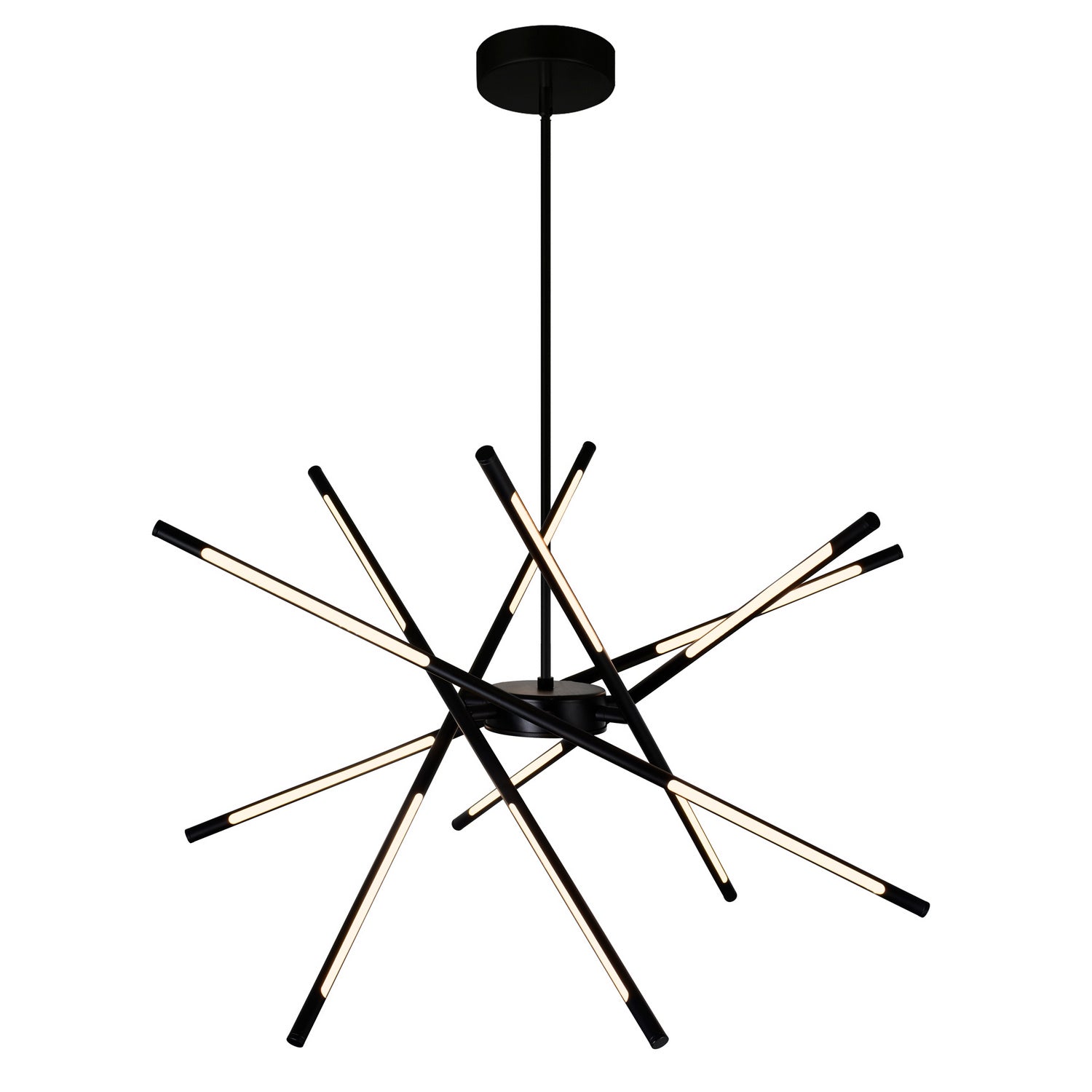 CWI Lighting - 1375P31-6-101 - LED Chandelier - Oskil - Black