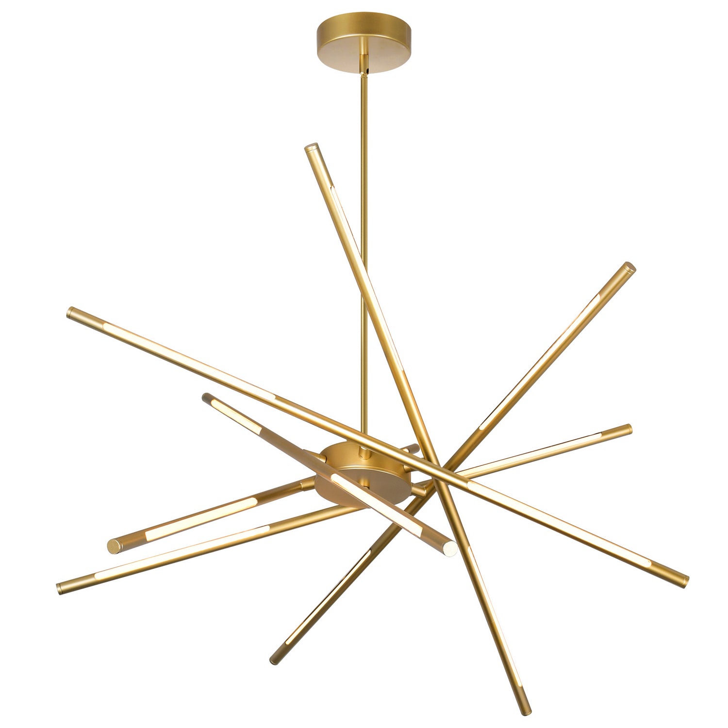 CWI Lighting - 1375P31-6-602 - LED Chandelier - Oskil - Satin Gold