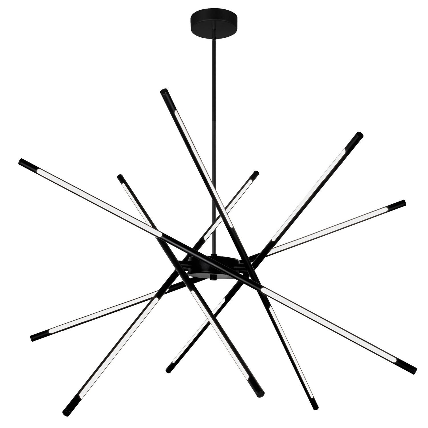 CWI Lighting - 1375P43-6-101 - LED Chandelier - Oskil - Black