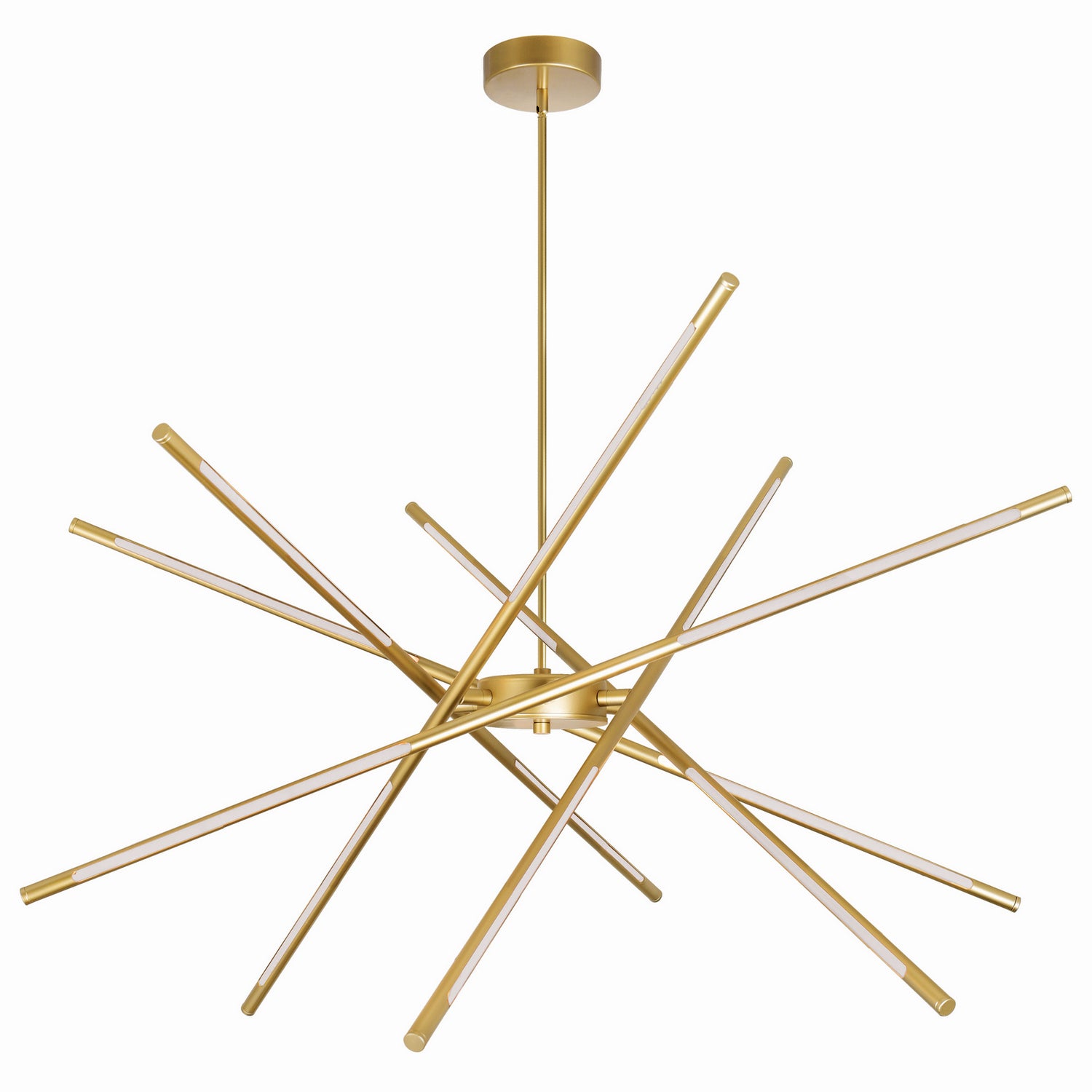 CWI Lighting - 1375P43-6-602 - LED Chandelier - Oskil - Satin Gold