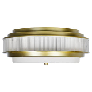 CWI Lighting - 1567C18-4-602 - Four Light Flush Mount - Valdivia - Satin Gold