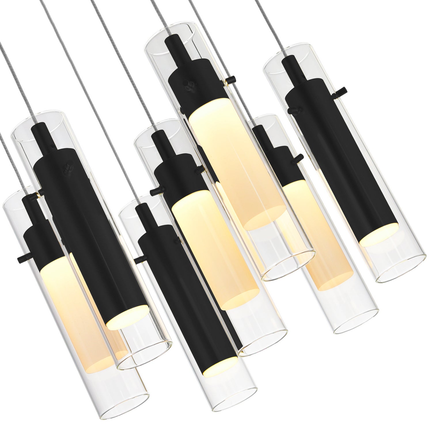 CWI Lighting - 1606P33-37-101 - LED Chandelier - Olinda - Black