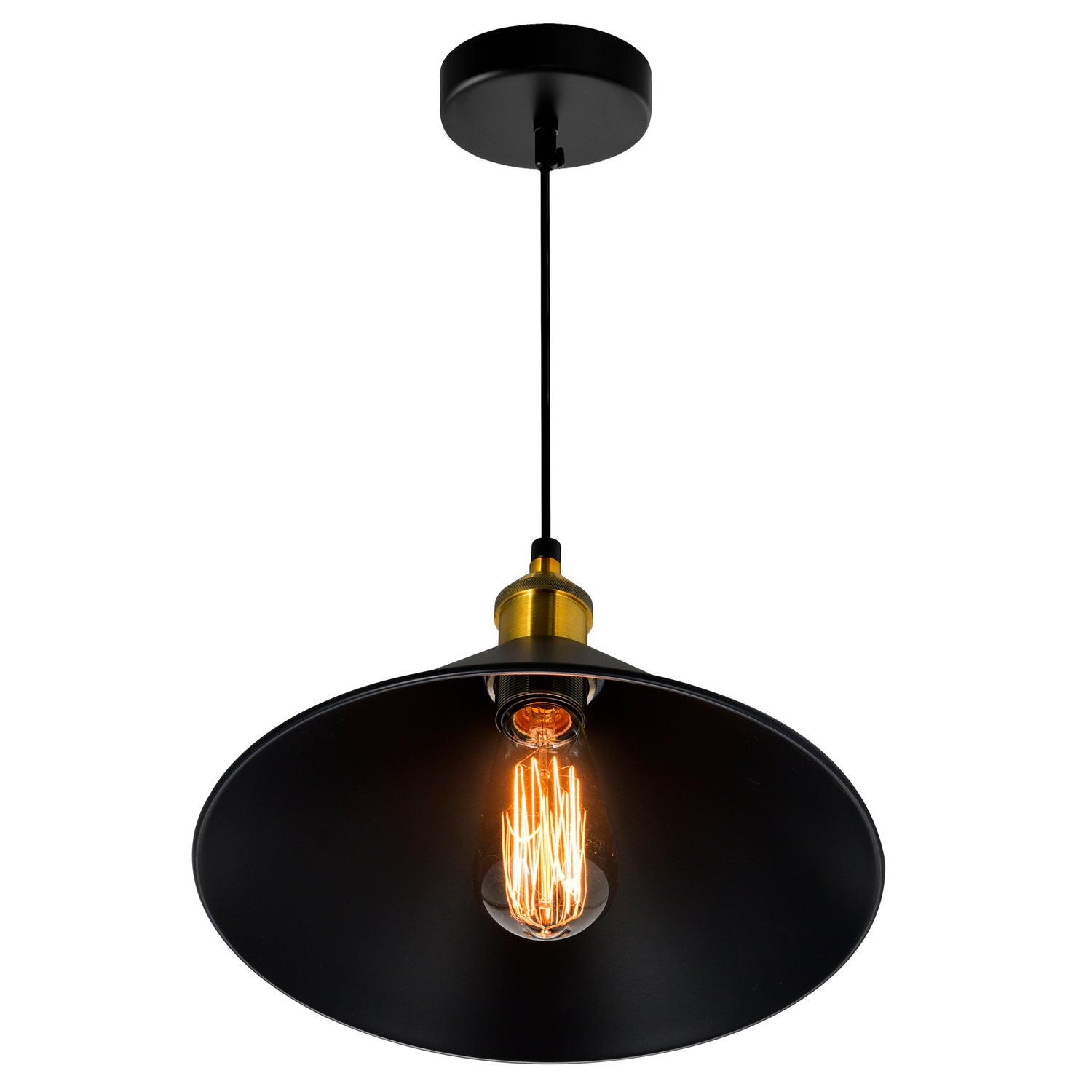 CWI Lighting - 9605P10-1-101-B - One Light Mini Pendant - Brave - Black