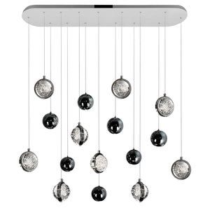 CWI Lighting - 1673P40-9-613-RC - LED Chandelier - Salvador - Polished Nickel