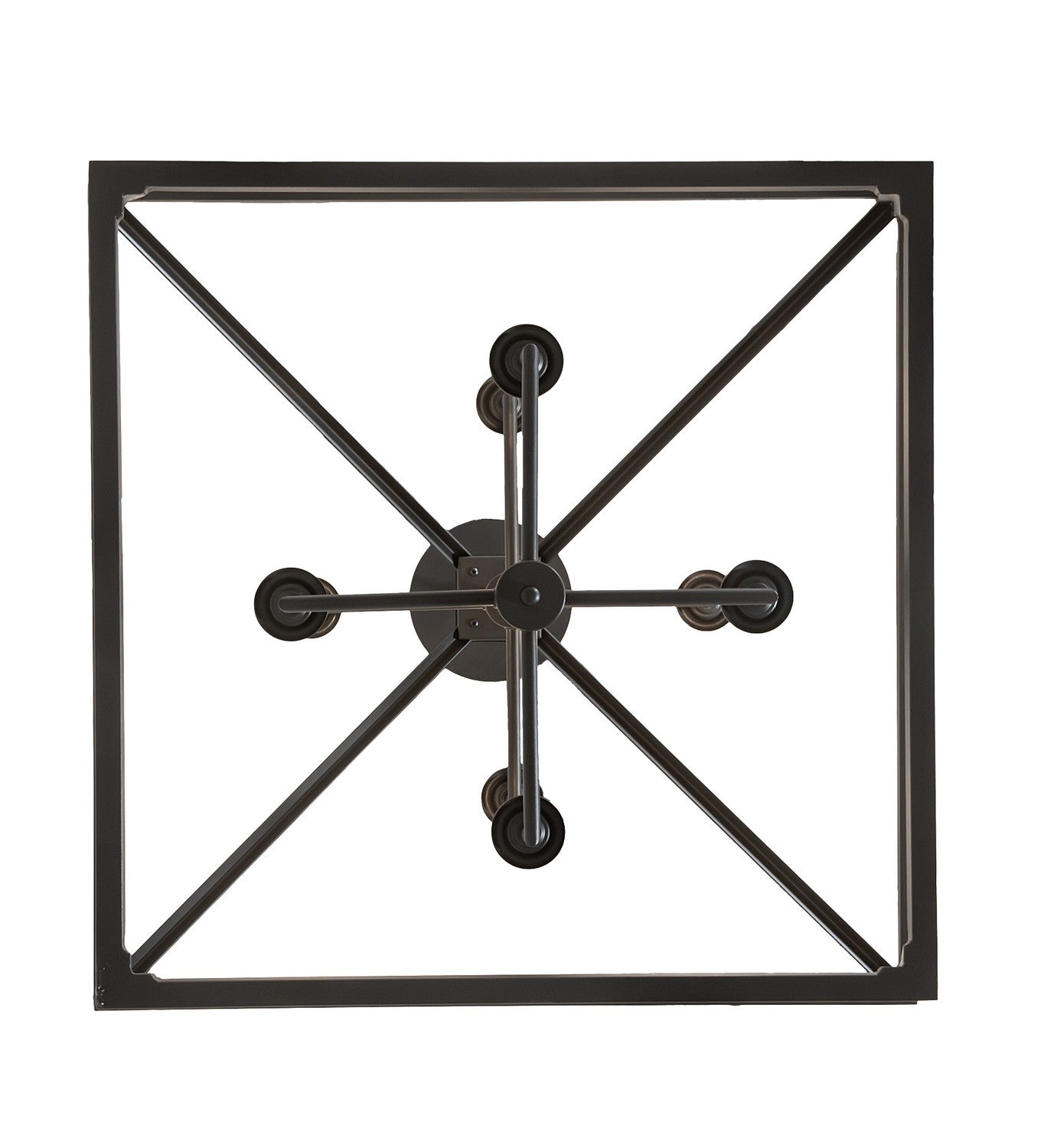 Meyda Tiffany - 256752 - Eight Light Pendant - Kitzi - Flat Black