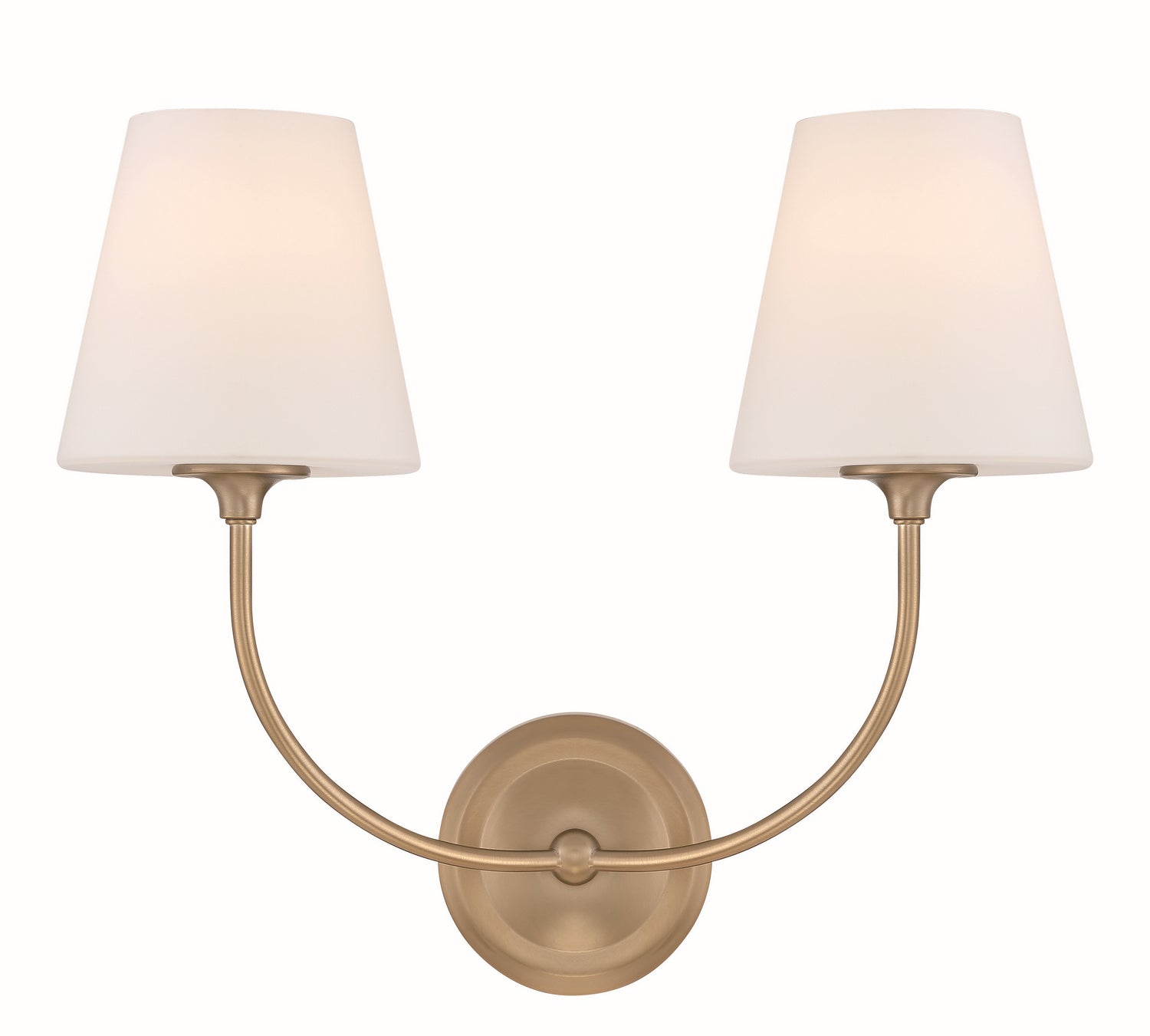 Crystorama - 2442-OP-VG - Two Light Wall Sconce - Sylvan - Vibrant Gold