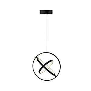 Artcraft - AC6691BK - LED Pendant - Sienna - Semi Gloss Black