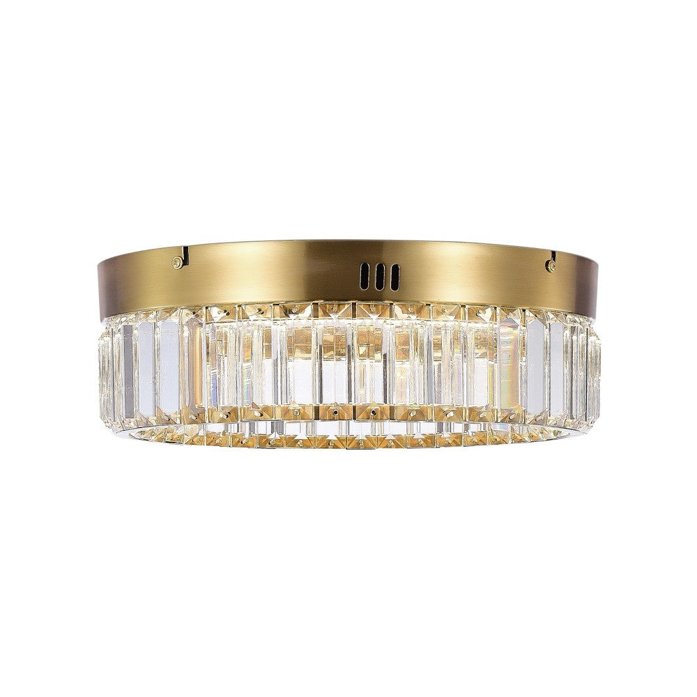 Artcraft - AC6724BB - LED Flush Mount - Stella Collection - Brushed Brass