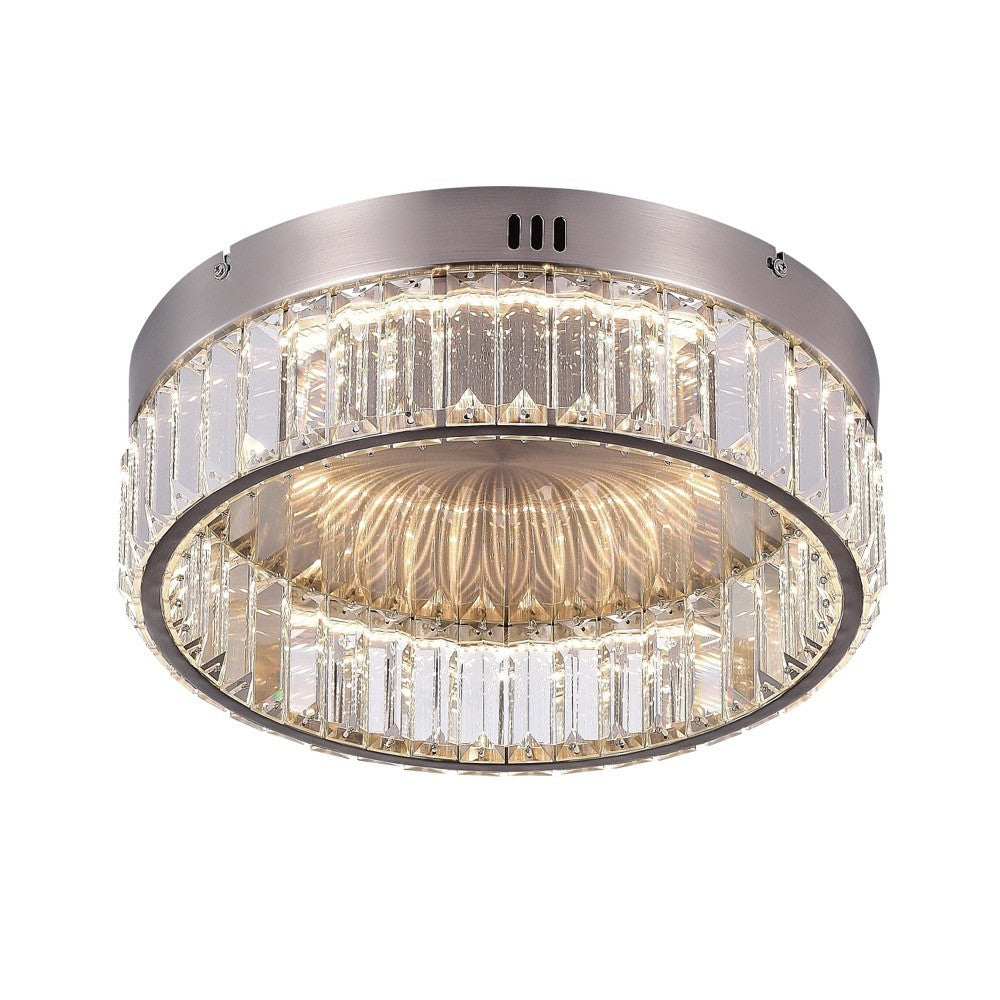 Artcraft - AC6724SN - LED Flush Mount - Stella Collection - Satin Nickel