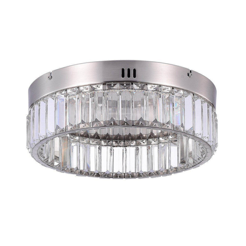 Artcraft - AC6724SN - LED Flush Mount - Stella Collection - Satin Nickel