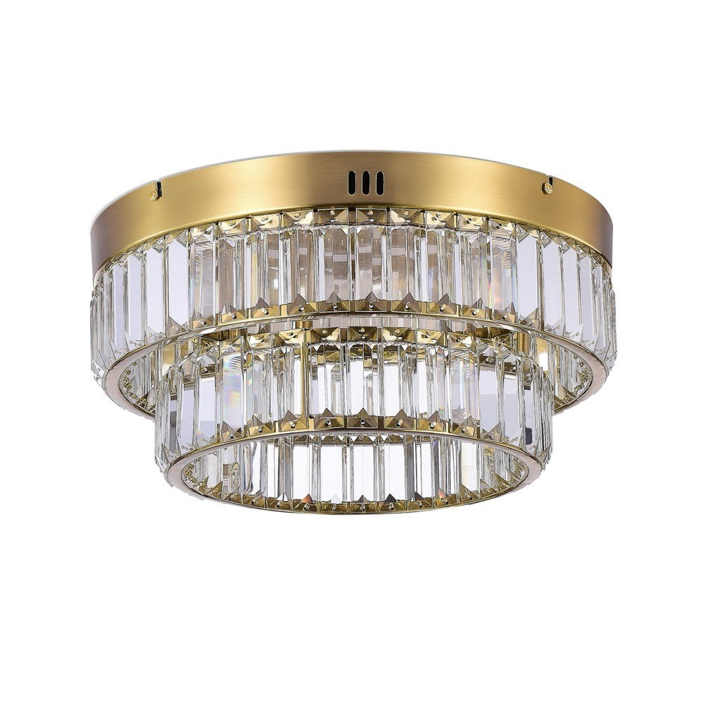 Artcraft - AC6725BB - LED Flush Mount - Stella Collection - Brushed Brass