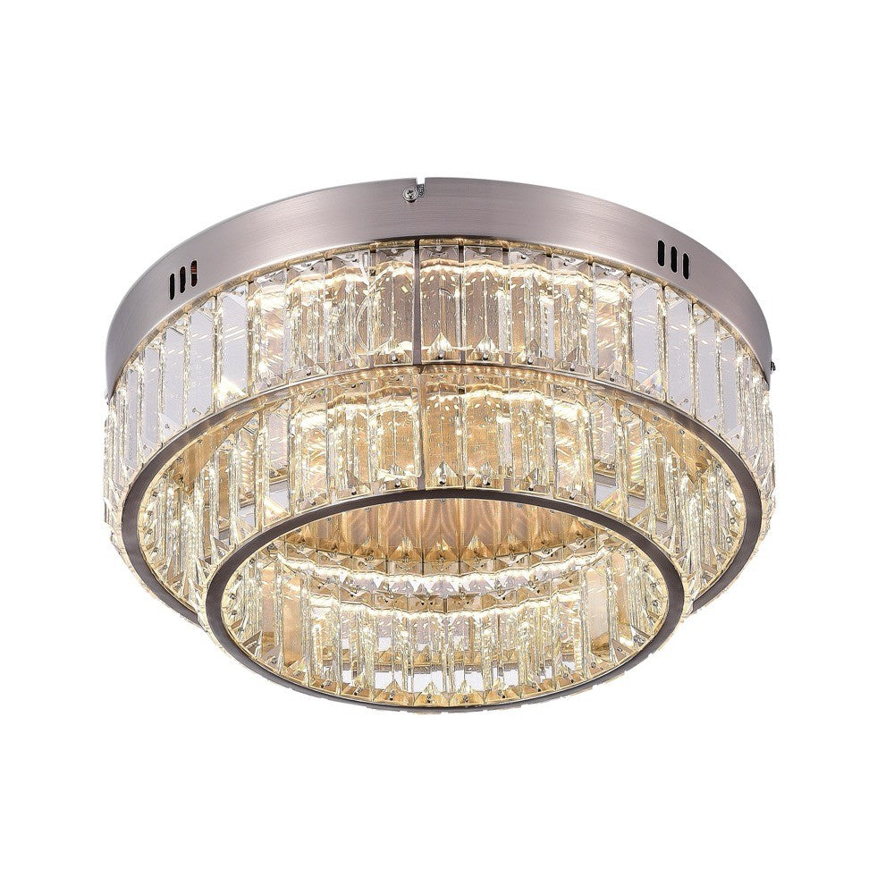 Artcraft - AC6725SN - LED Flush Mount - Stella Collection - Satin Nickel