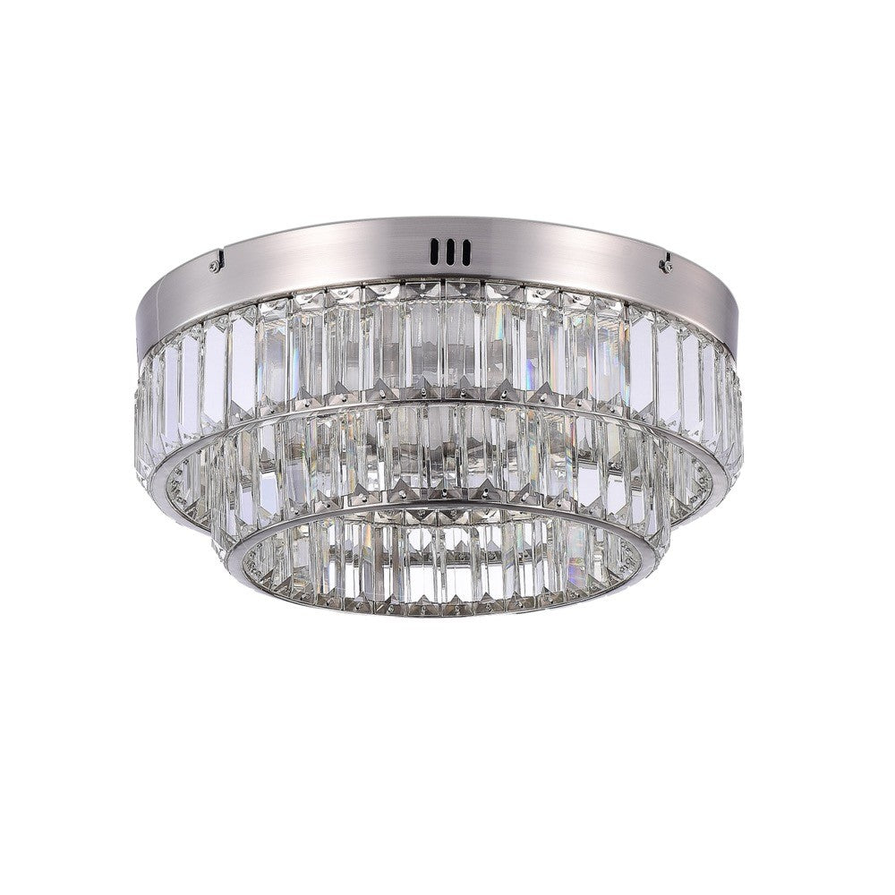 Artcraft - AC6725SN - LED Flush Mount - Stella Collection - Satin Nickel