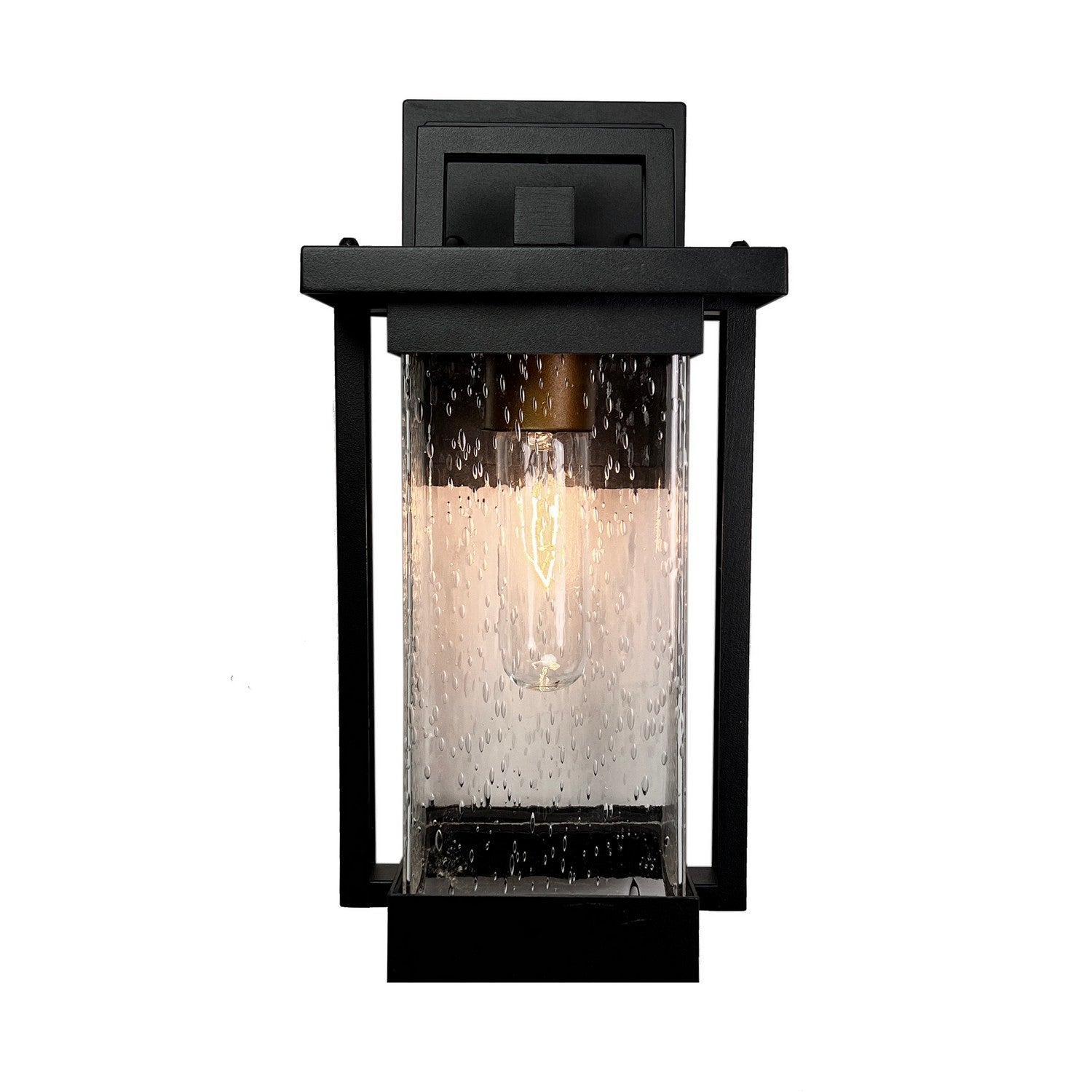 Artcraft - AC8021BK - One Light Outdoor Wall Sconce - Port Charlotte Collection - Matte Black