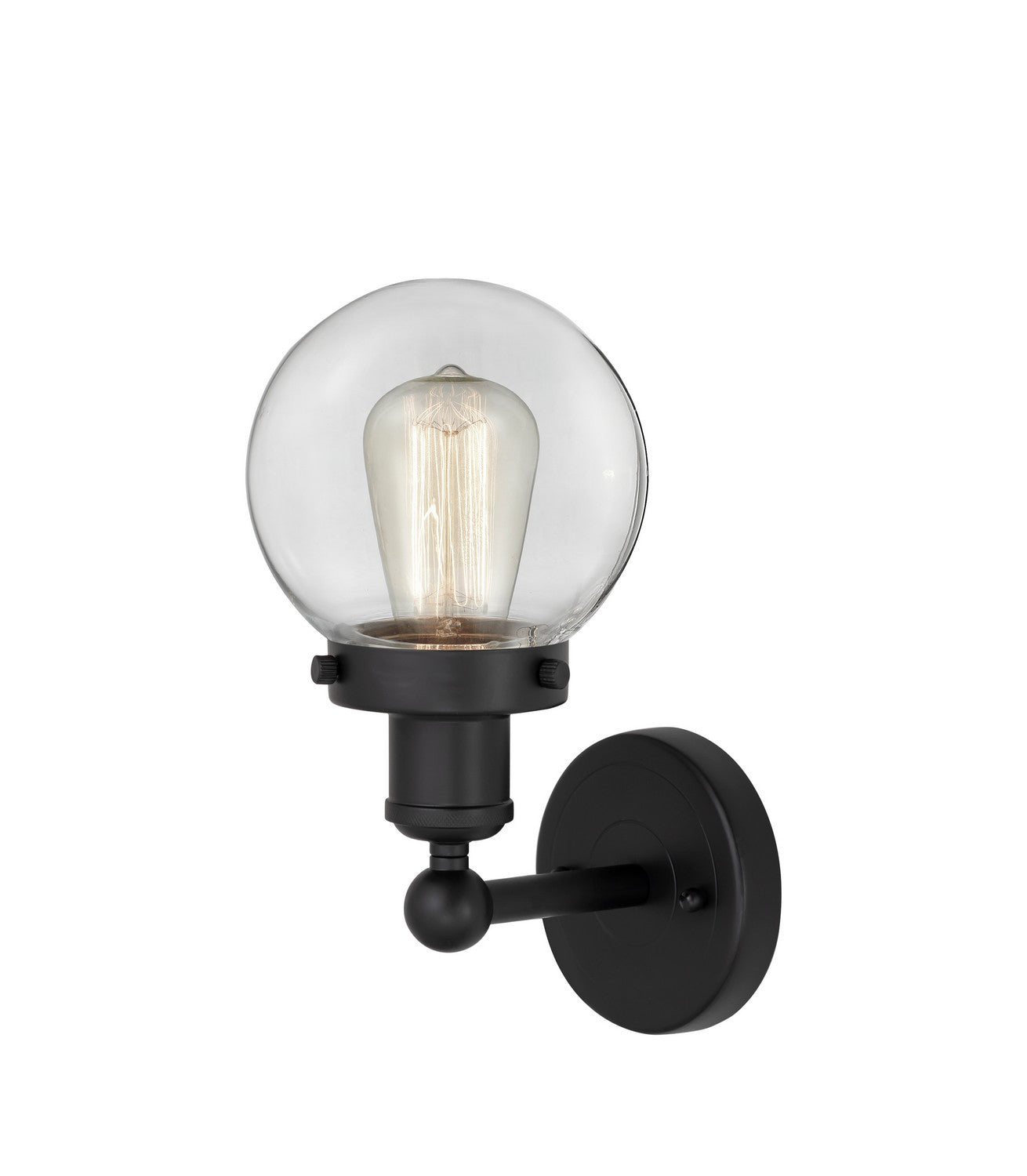 Innovations - 616-1W-BK-G202-6 - One Light Wall Sconce - Edison - Matte Black