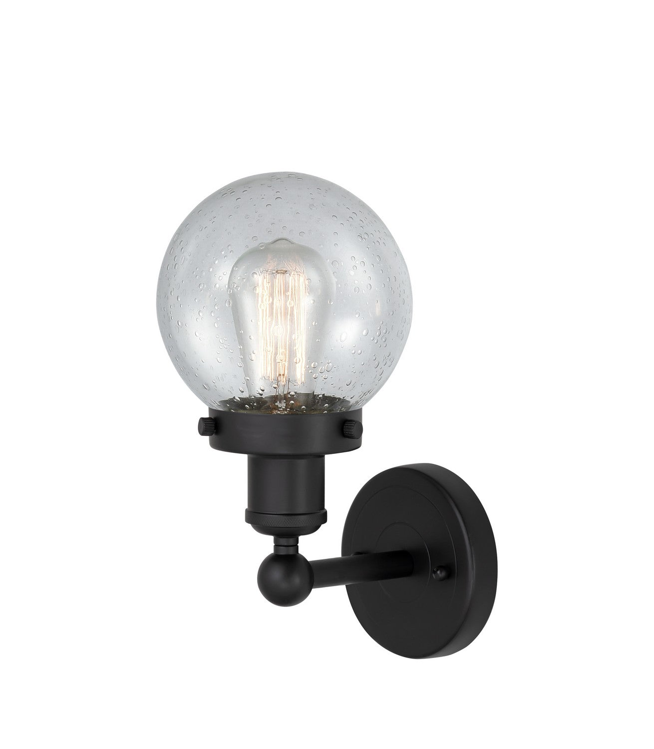 Innovations - 616-1W-BK-G204-6 - One Light Wall Sconce - Edison - Matte Black