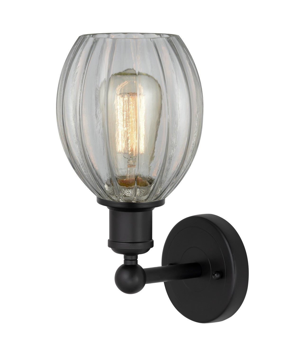 Innovations - 616-1W-BK-G82 - One Light Wall Sconce - Edison - Matte Black