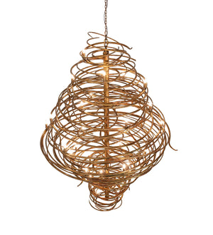 Meyda Tiffany - 253231 - LED Chandelier - Cyclone - Gilded Gold