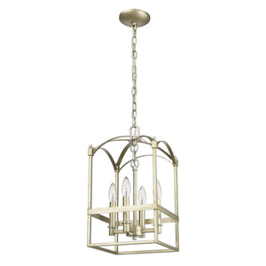 Acclaim Lighting - IN10015WG - Four Light Pendant - Cormac - Washed Gold