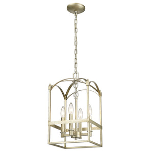 Acclaim Lighting - IN10015WG - Four Light Pendant - Cormac - Washed Gold