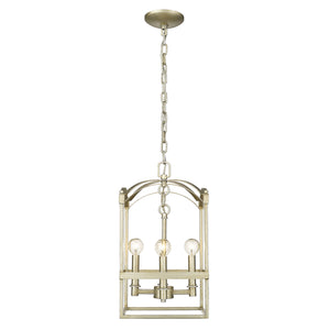 Acclaim Lighting - IN10015WG - Four Light Pendant - Cormac - Washed Gold