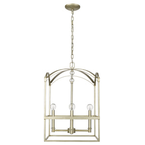 Acclaim Lighting - IN10016WG - Four Light Pendant - Cormac - Washed Gold