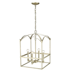 Acclaim Lighting - IN10016WG - Four Light Pendant - Cormac - Washed Gold