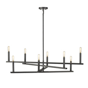 Acclaim Lighting - IN20026BK - Eight Light Chandelier - Hale - Black