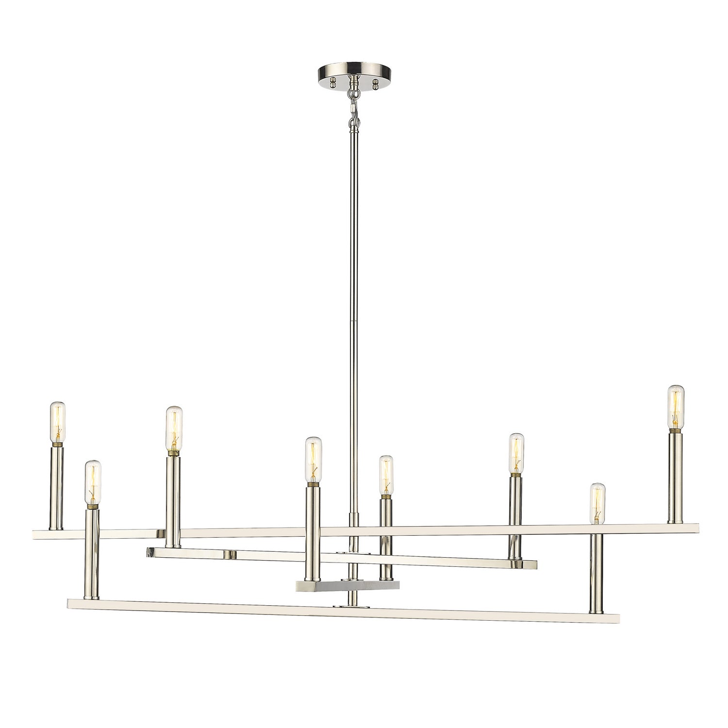 Acclaim Lighting - IN20026PN - Eight Light Chandelier - Hale - Polished Nickel