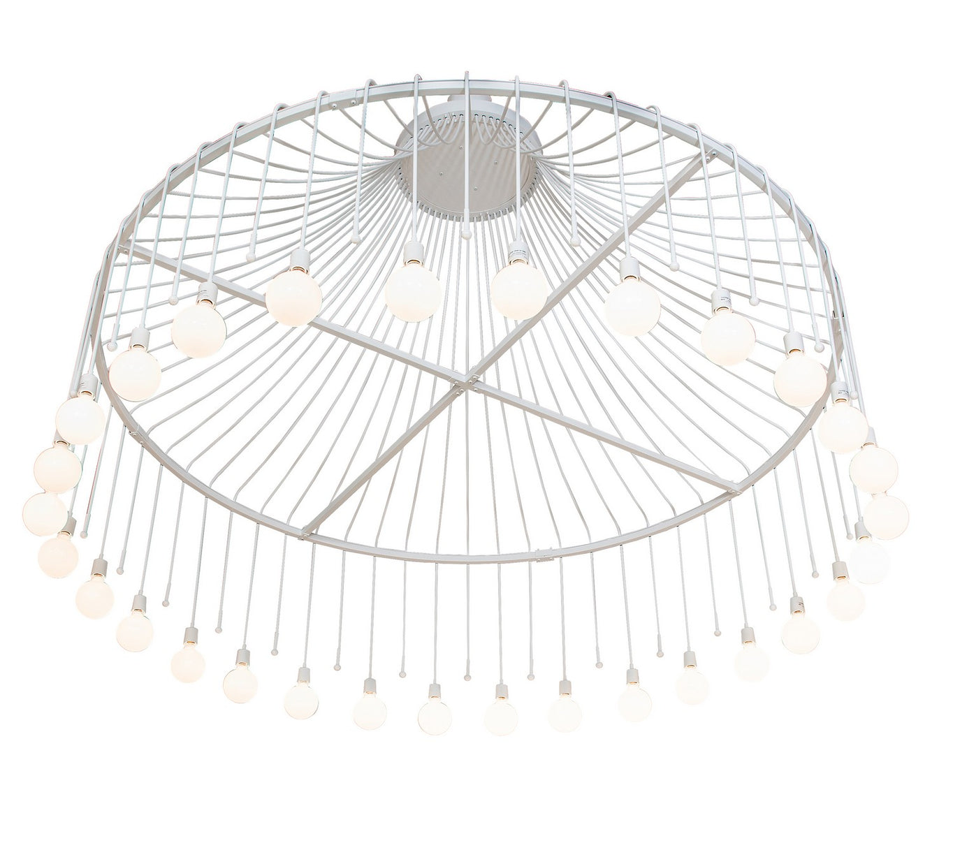 Meyda Tiffany - 223438 - 30 Light Chandelier - Alva - Gloss White