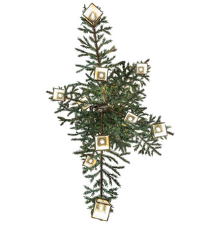 Meyda Tiffany - 253317 - 15 Light Chandelier - Pine Branch - Antique Copper With Green Needles