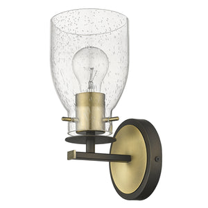 Acclaim Lighting - IN40003ORB - One Light Vanity - Shelby - Oil Rubbed Bronze and Antique Brass