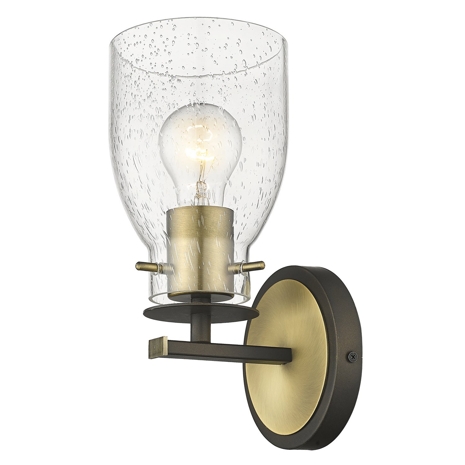 Acclaim Lighting - IN40003ORB - One Light Vanity - Shelby - Oil Rubbed Bronze and Antique Brass