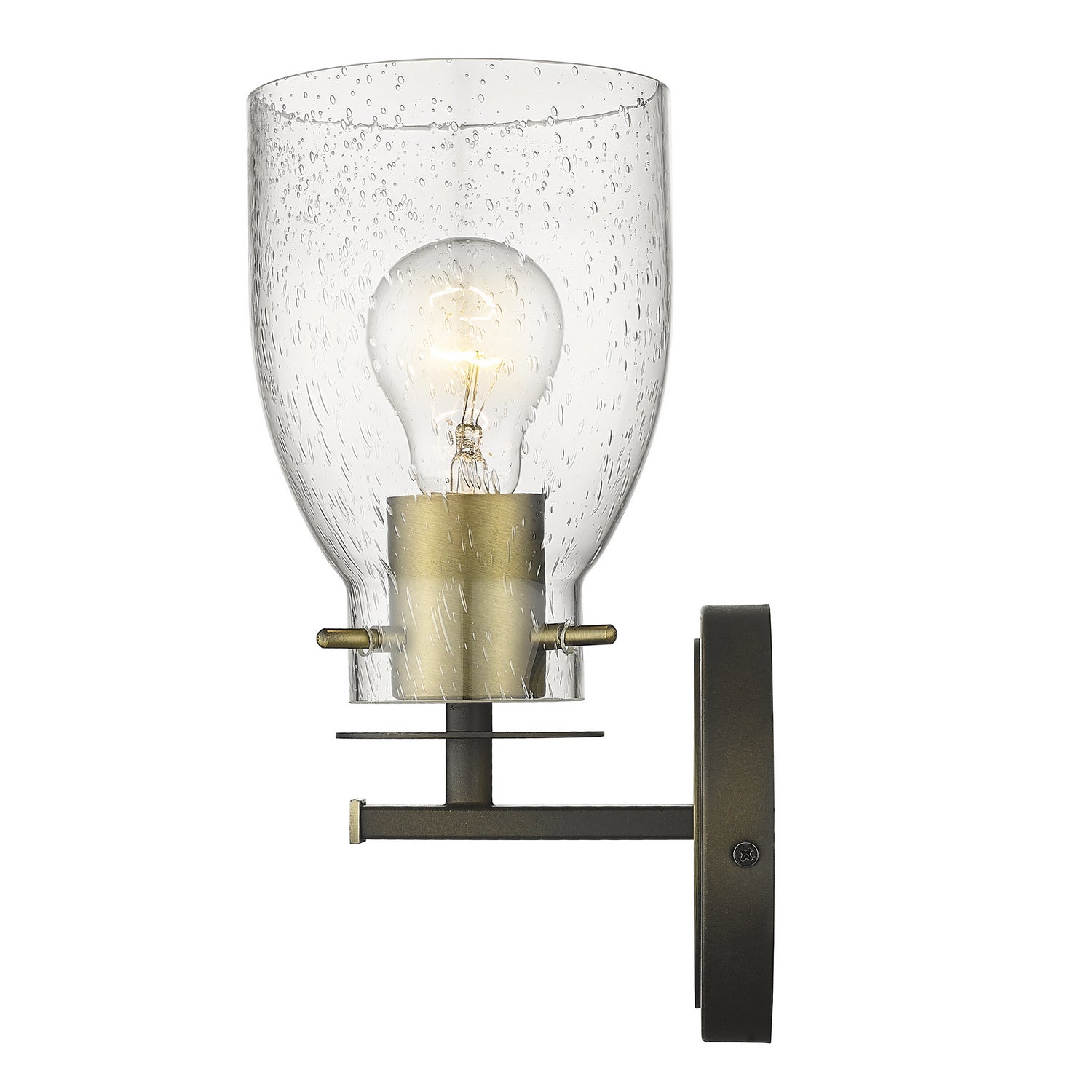 Acclaim Lighting - IN40003ORB - One Light Vanity - Shelby - Oil Rubbed Bronze and Antique Brass