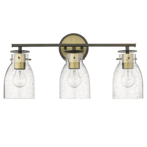 Acclaim Lighting - IN40005ORB - Three Light Vanity - Shelby - Oil Rubbed Bronze and Antique Brass