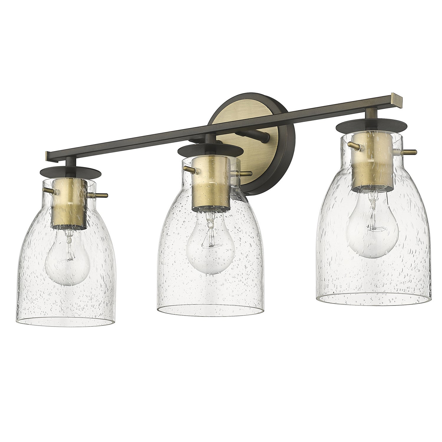 Acclaim Lighting - IN40005ORB - Three Light Vanity - Shelby - Oil Rubbed Bronze and Antique Brass