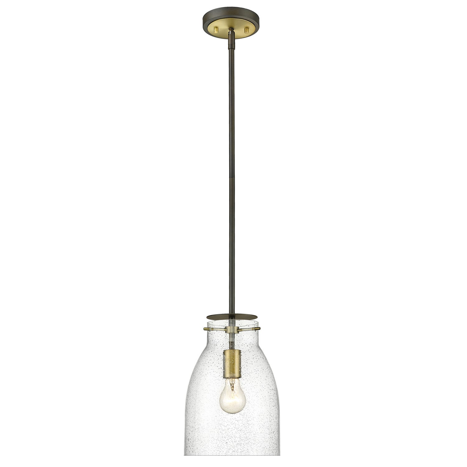 Acclaim Lighting - IN20000ORB - One Light Pendant - Shelby - Oil Rubbed Bronze and Antique Brass