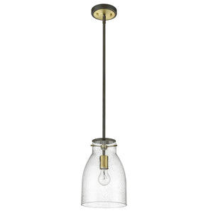 Acclaim Lighting - IN20000ORB - One Light Pendant - Shelby - Oil Rubbed Bronze and Antique Brass