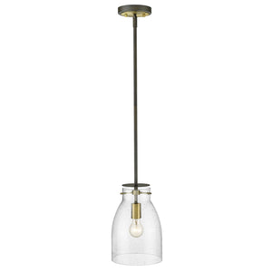 Acclaim Lighting - IN20000ORB - One Light Pendant - Shelby - Oil Rubbed Bronze and Antique Brass