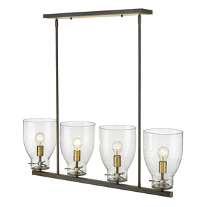 Acclaim Lighting - IN20001ORB - Four Light Chandelier - Shelby - Oil Rubbed Bronze and Antique Brass