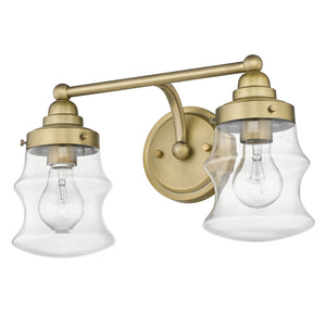 Acclaim Lighting - IN40072ATB - Two Light Vanity - Keal - Antique Brass