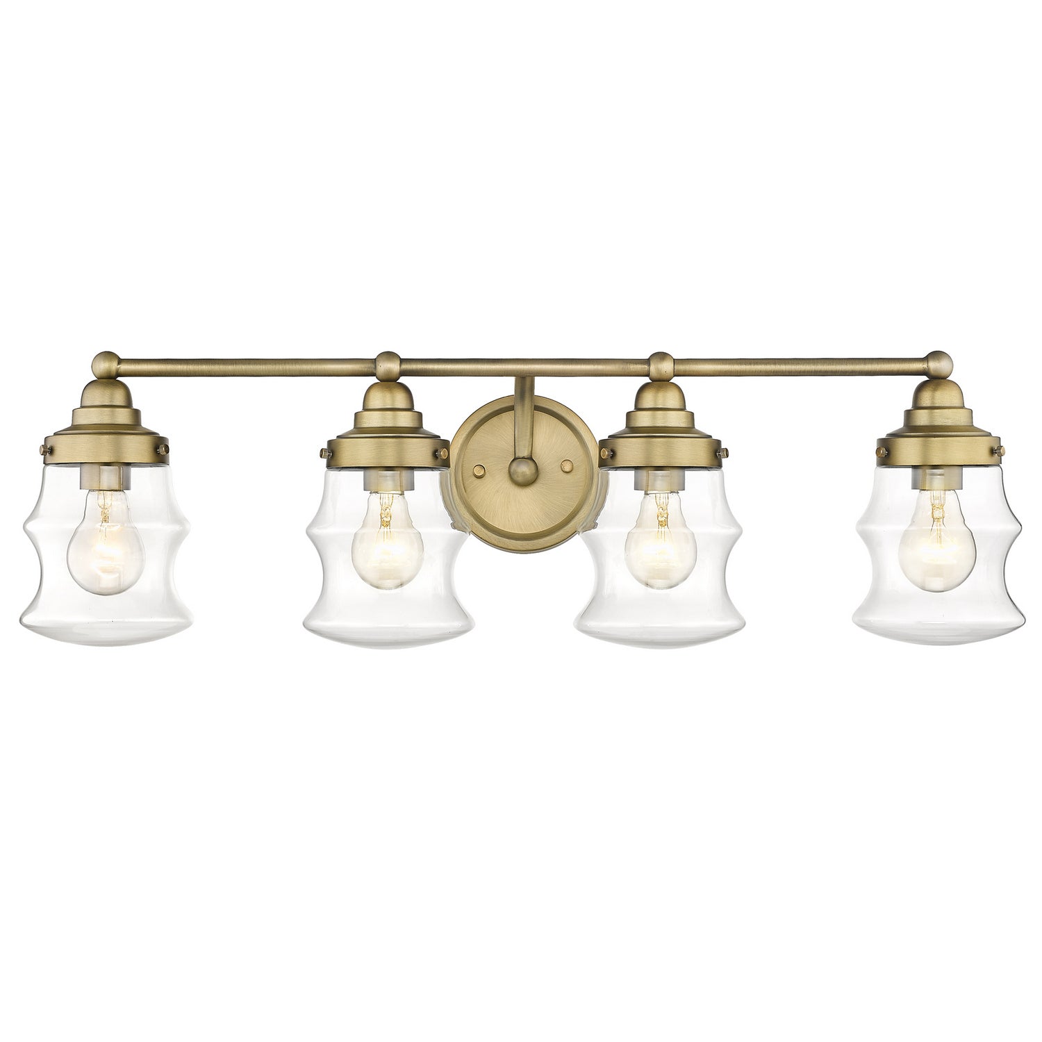 Acclaim Lighting - IN40074ATB - Four Light Vanity - Keal - Antique Brass